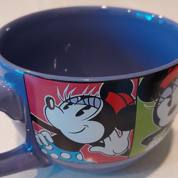 Disney Minnie Mouse Character Purple 24oz Ceramic Soup/Dessert Mug - Picture 8 of 14
